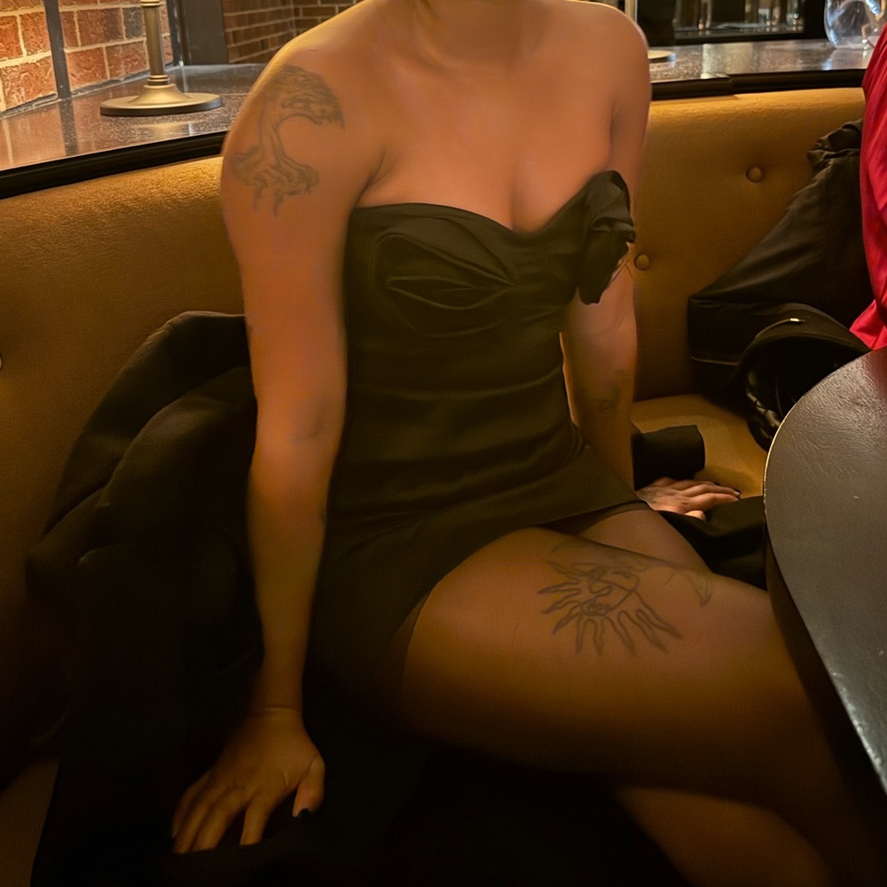 Bardot Strapless Mini Dress